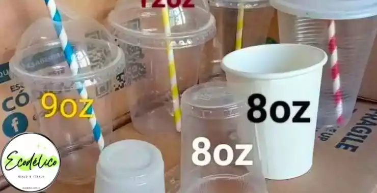 Vasos de barios tamaños para locales