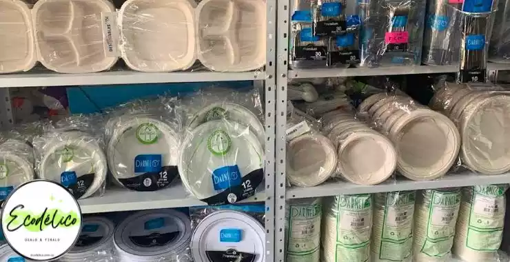 Platos y vasos desechables