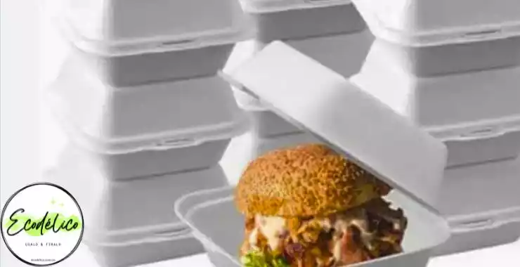 Plato con tapa para hamburguesa