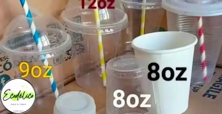 Pocillos con tapa para refrescos