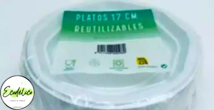 Platos de 17 cm reutilizables